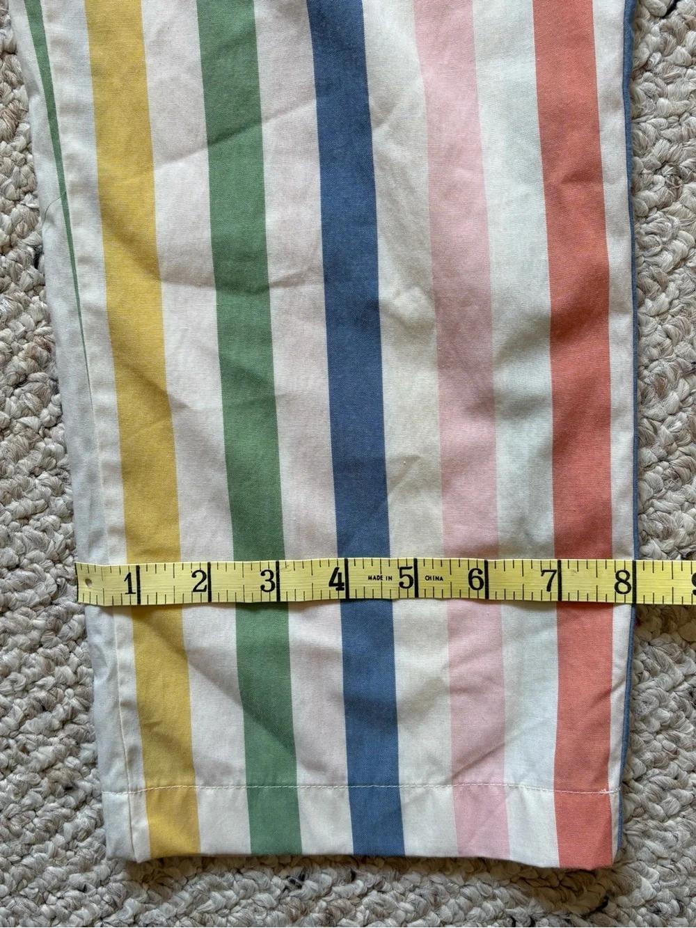 Kids Rainbow Stripe Pajama Pants - Multicolor